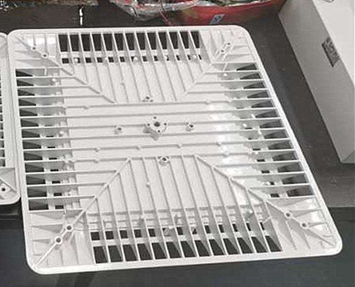 100W Surface Mount Canopy Lights Metal Housing For Buildings Environment Friendly