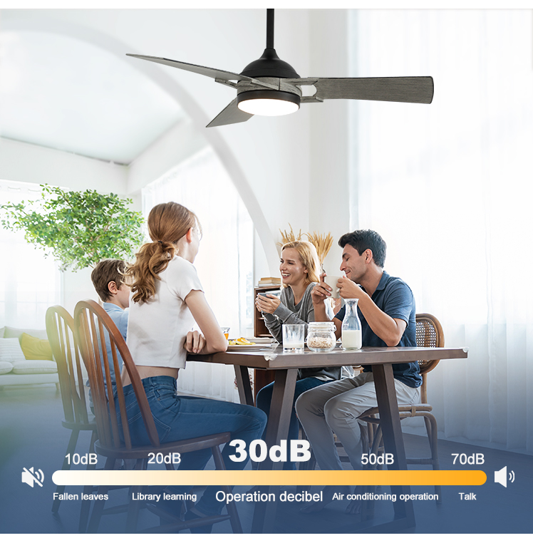 Transform Your Space with 1stshine LED Ceiling Fan Low Energy Consumption 6 Speeds 10