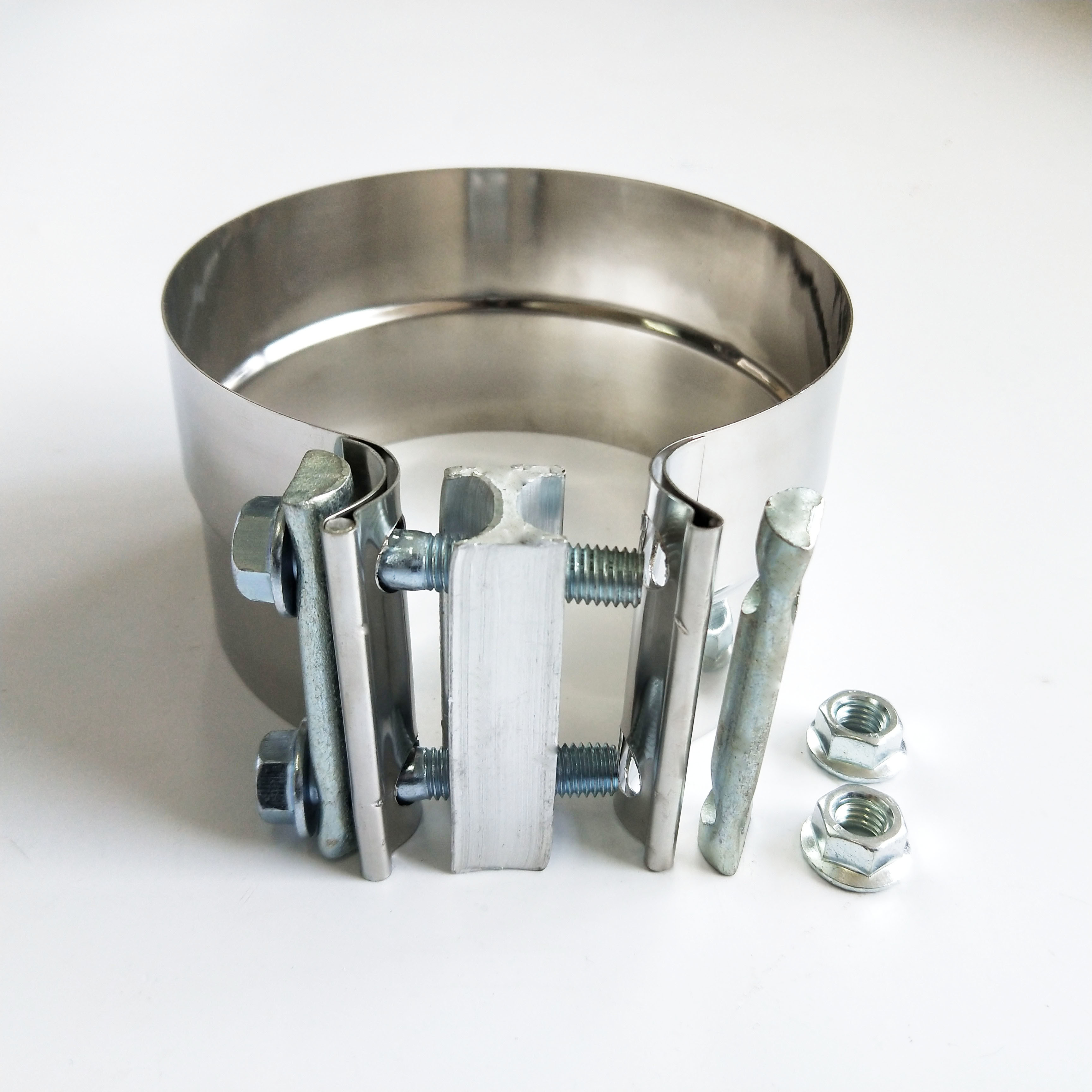 4" EASY SEAL S.S. Flatband Exhaust Clamp Stainless steel exhaust clamp for auto