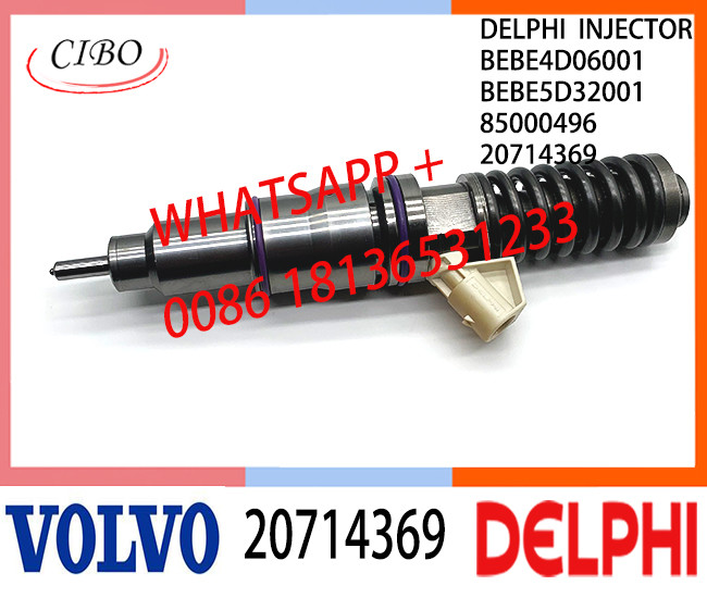 Common Rail Fuel Diesel Injector 20714369 BEBE4D06001 BEBE5D32001 85000496 E3.18 for VOL D16 US04 / 3144