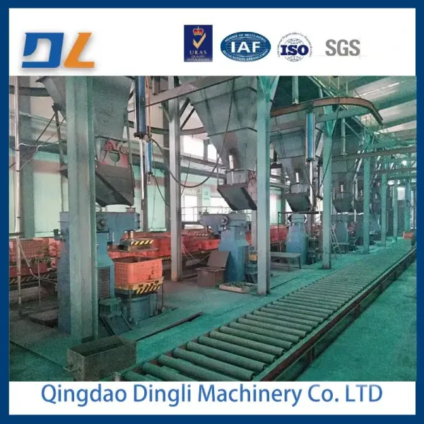 Clay Sand Molding Lines; Dynamic and Static Pressure Molding