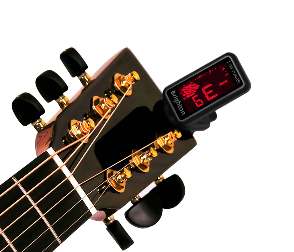 T-02,T-03 ugle musical instrument and accessories and Universal Mini Clip On Electronic Digital Guitar Tuner