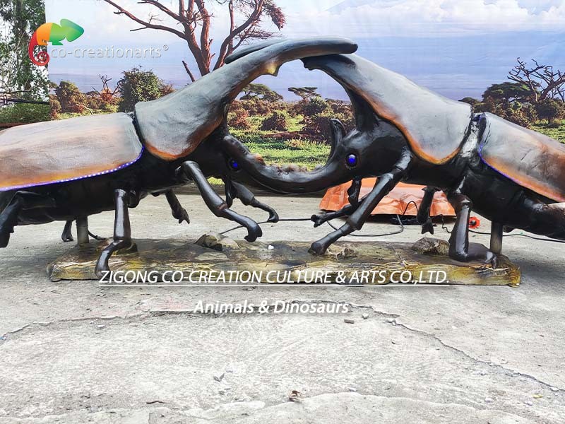 ISO Realistic Animatronic Insects Animals Customized Trypoxylus Dichotomus