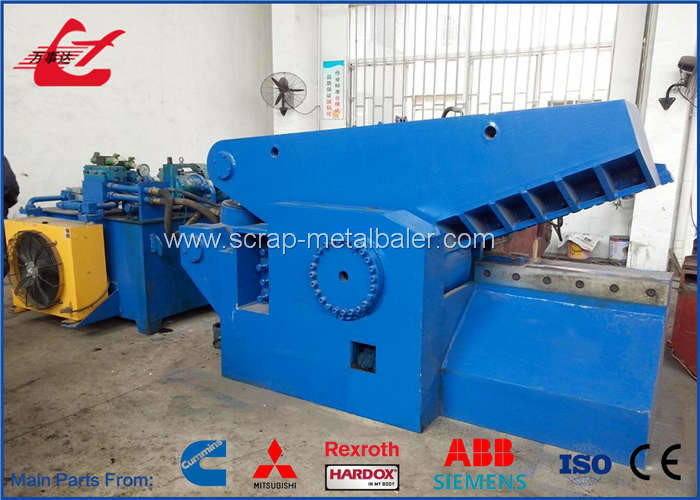 80 Ton Hydraulic Alligator Shear Cutting Machine With Guarding Safety Cover
