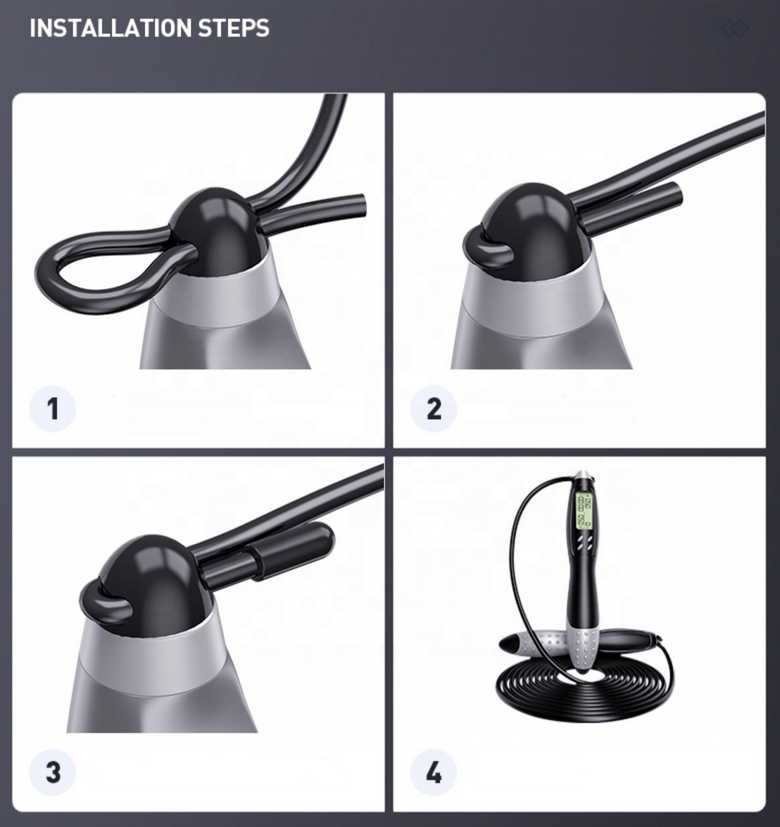 Jumping Rope Exercise Modern Design Digital Smart Jump Rope For Training