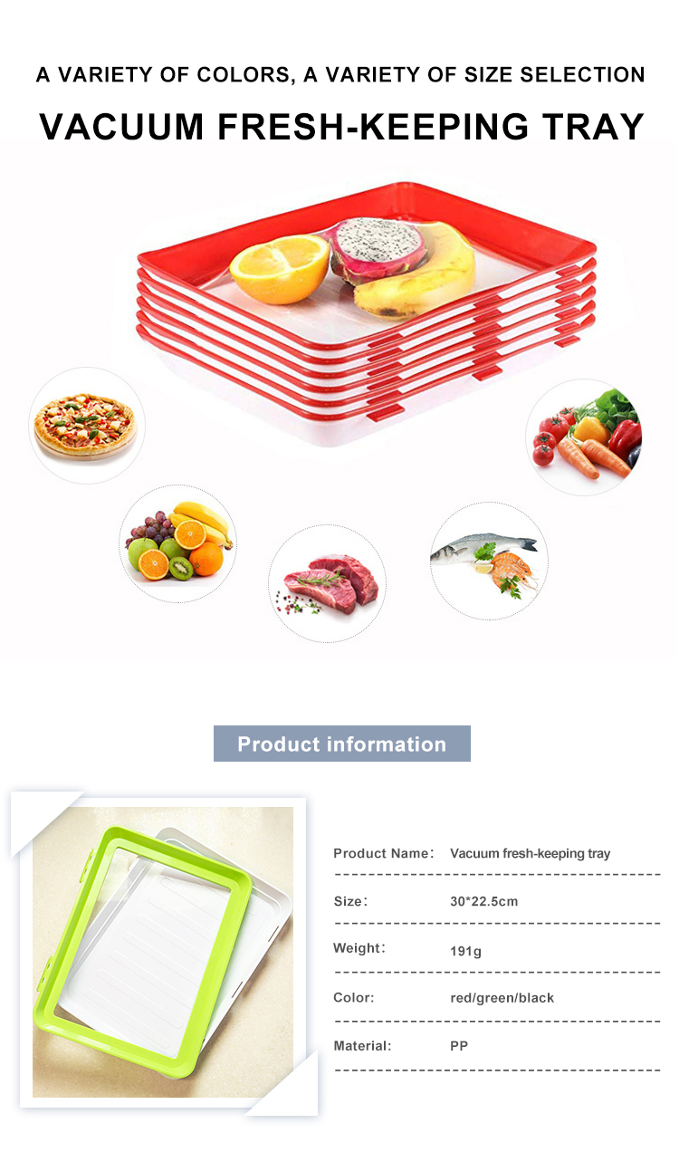 PP TPU Stackable Food Trays Reusable For Food Preservation