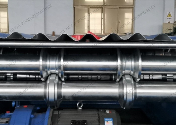 1250mm Corrugated Sheet Rolling Machine 6.5T Standing Seam Roll Former
