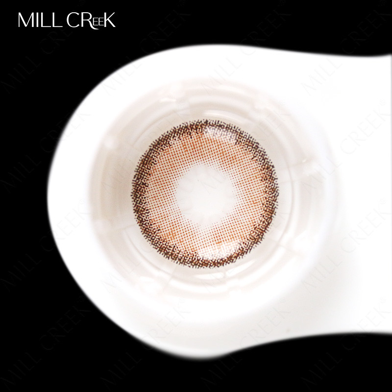 FDA Approved Glutinous Brown Colored Contacts lenses 14.2mm