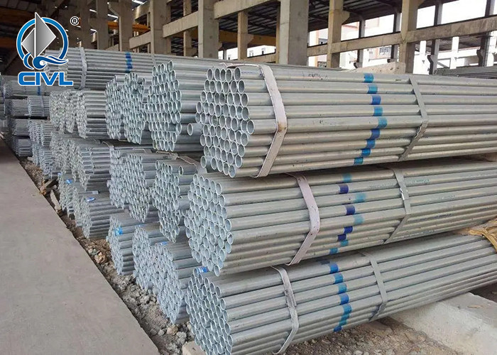 DN15 6m Galvanized Round Tube Fire Hose Galvanized Steel Pipe