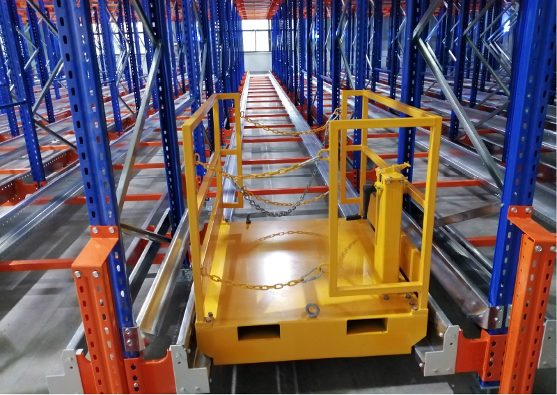 Radio Shuttle Pallet Racking Pallet Runner Rack Warehouse Storage Rack