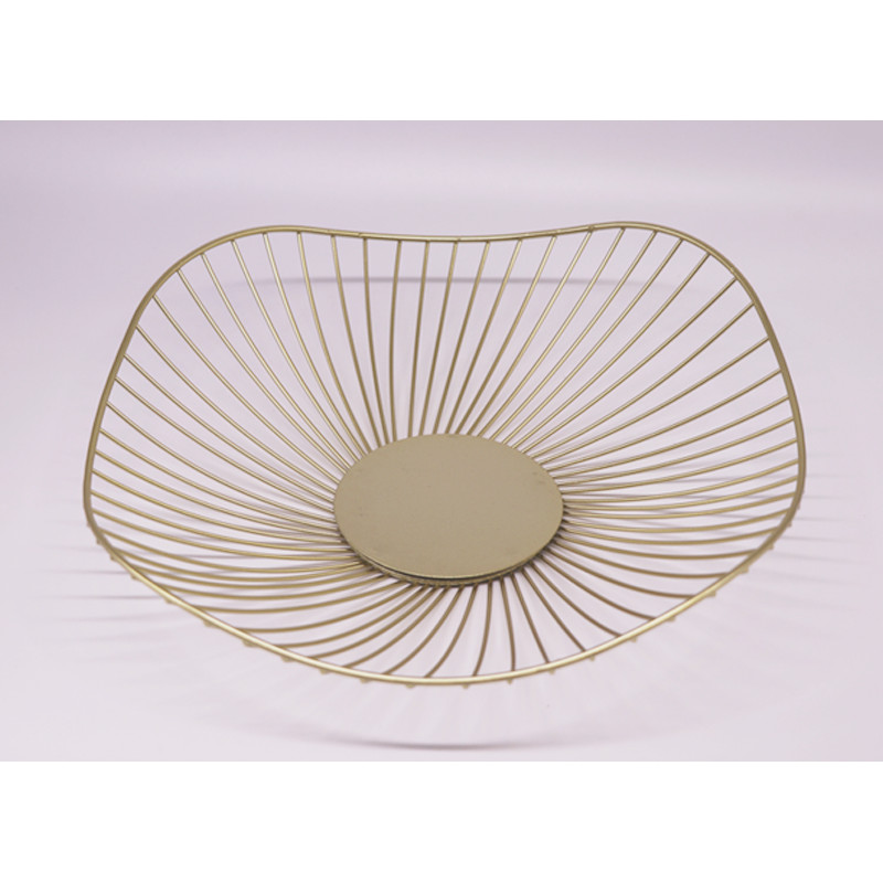 Eco Friendly Office Bsci Certification Fruit Metal Basket