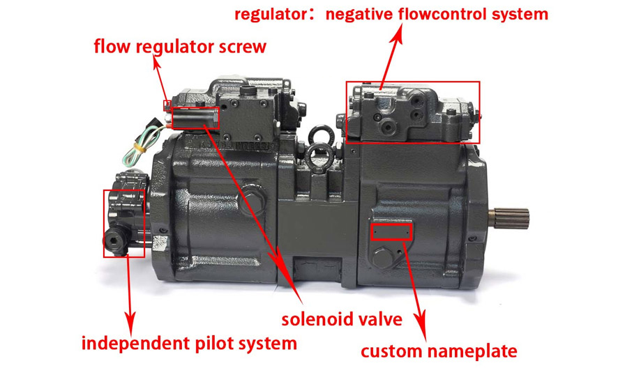 K5V140Dt K5V160D Hydraulic Power Pump For Ec250D 14632317 14632317 14571504 14571504