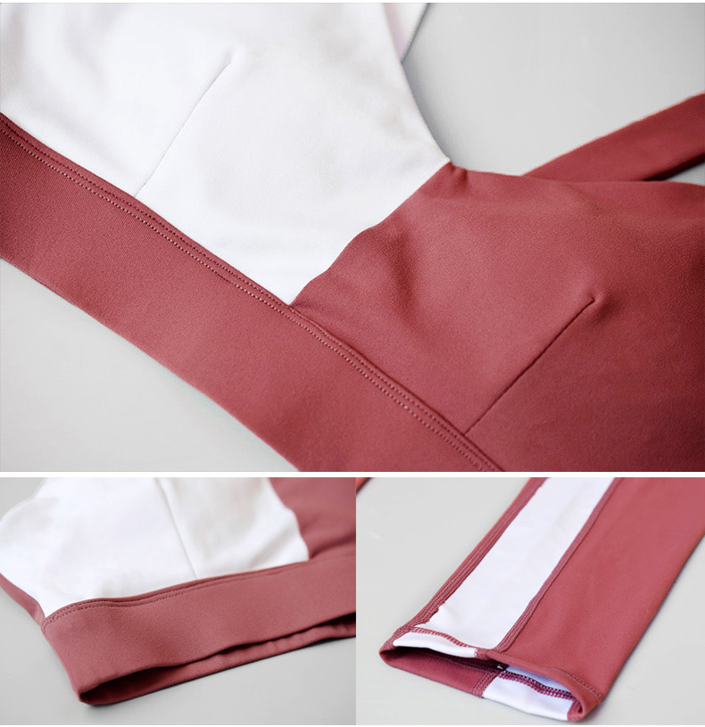 OEM Yoga Fitness Set Color Block Patchwork Low MOQ Legging Manufacturer