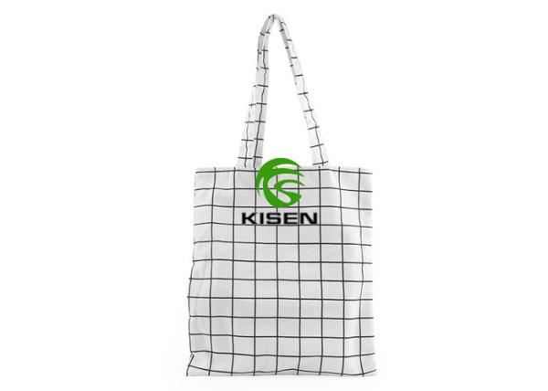Multi Purpose Large Plastic Tote Bag , Long Handles Foldable Polyester Shopping
