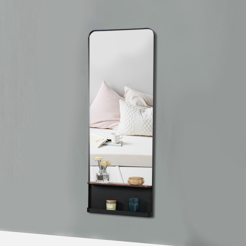 Portable Wall Mounted Lighted Makeup Mirror Modern For Bathroom