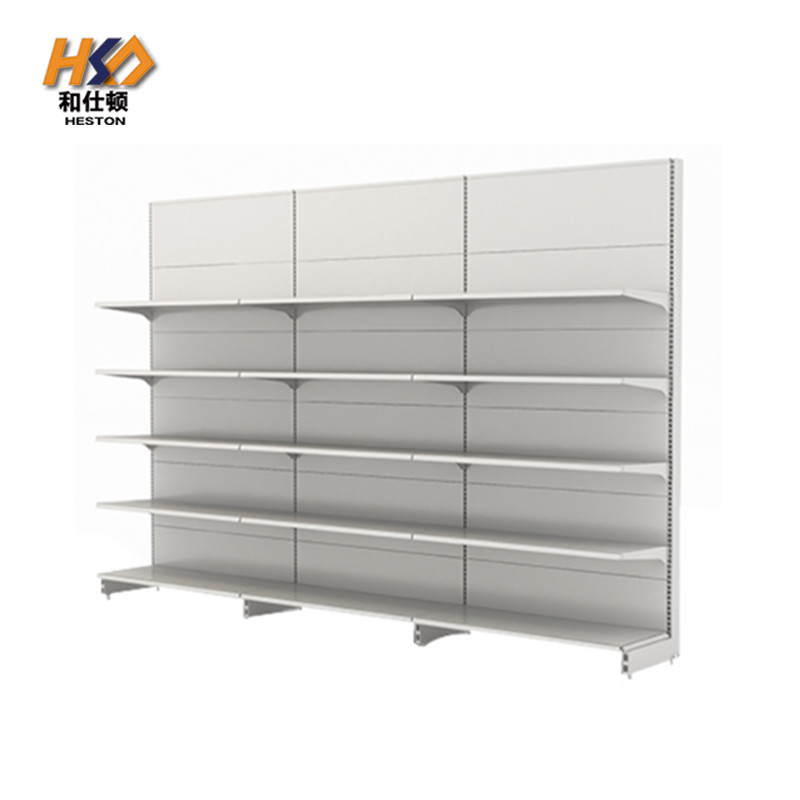 Heavy Duty Multi Layers Supermarket Display Shelf Gondola Shelving