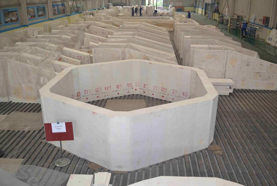 High Al2O3 Content White ZAC Fused Zirconia Brick for Glass Furnace at from Ghina