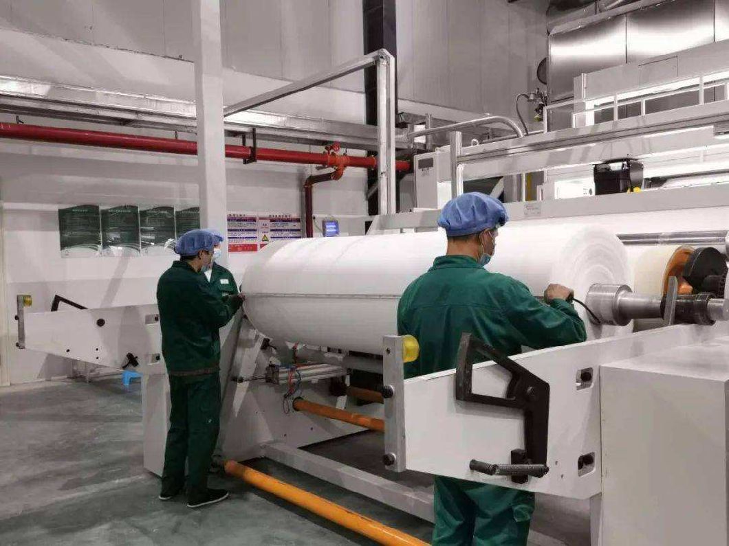 2022 China Factory Melt Blown Production Line Fishing Net Face Mask Machine with Double Beam Ss