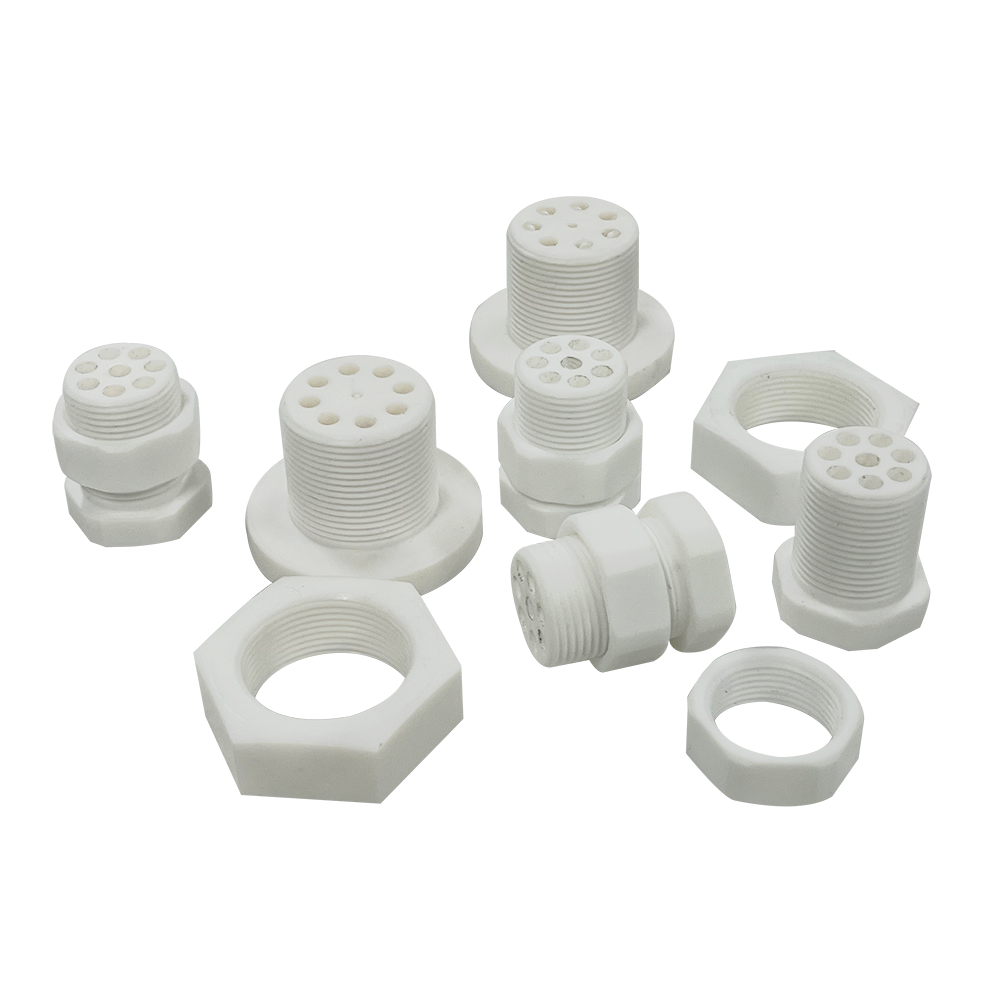 Engineering Plastic PTFE Sealing Gasket CNC Machining PTFE Parts For Industry
