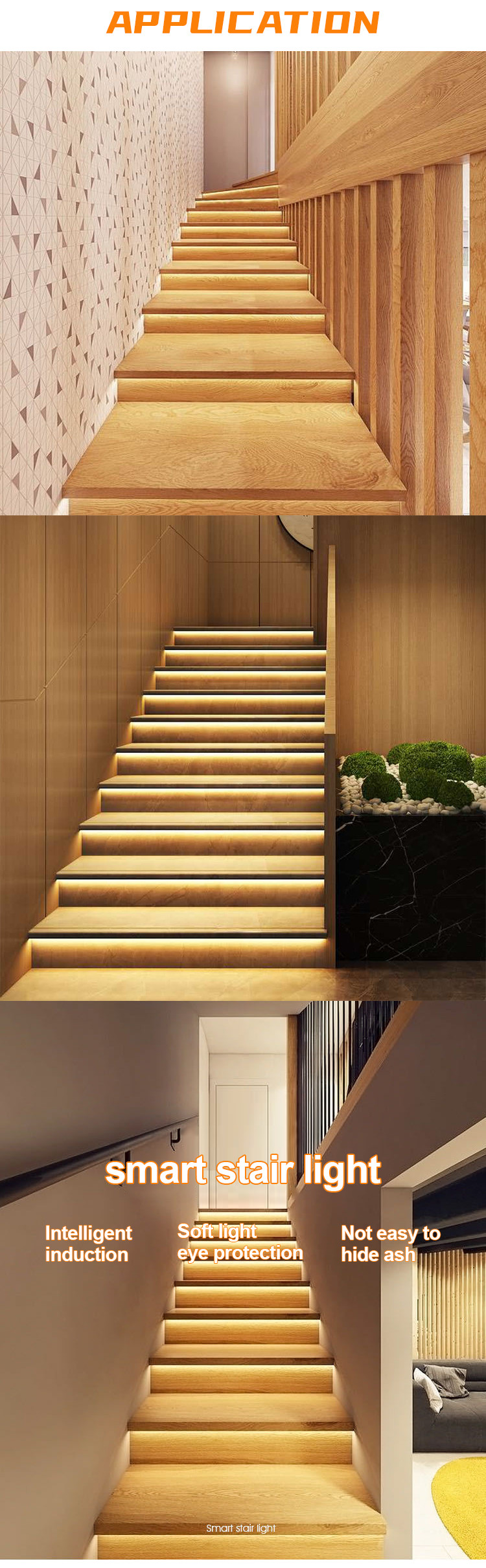 Bluetooth Led Stair Light Controller Motion Sensor Indoor Staircase Lighting Controller