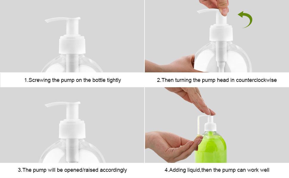 300ml Lotion Pump Bottle , Odm Soap Dispenser Bottle