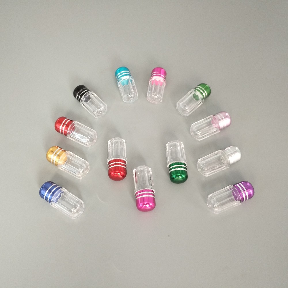 1ml Aluminium Cap Single Pill Container ISO9001 Rhino Pills Bottle