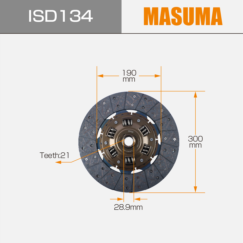 Genuine Clutch Disc 8-94363-455-0 8-94363-455-1 8-94462-789-1 for SUBARU IMPREZA NKR66