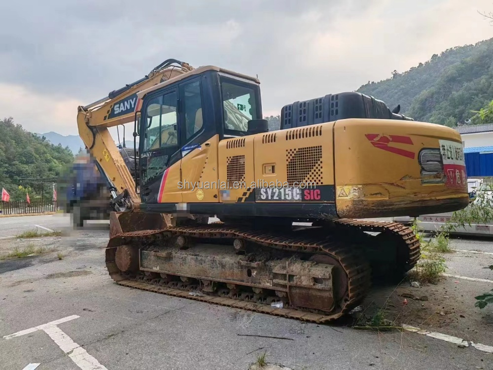 Sany SY215 Excavator With 0-2000 Working Hours And 0.93m3 Bucket Capacity