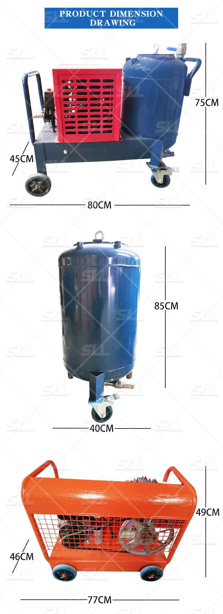 Electric Wall Plastering Machine / High Speed Wall Putty Spray Machine