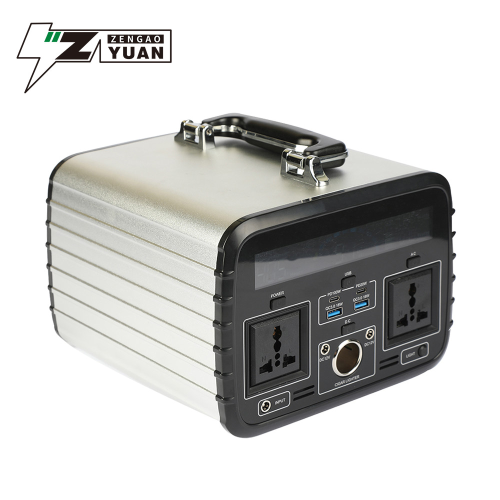 Quick Charge 600W Solar Generator 110V AC Outlets / DC Ports