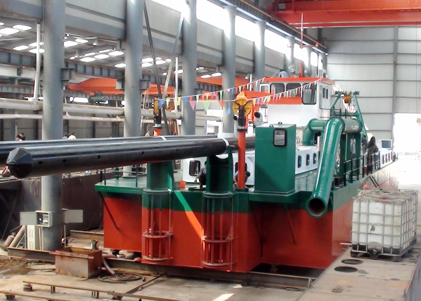 6 Inch Diesel River Dredging Equipment With Water Engine Cooling System Cutter Suction Dredger