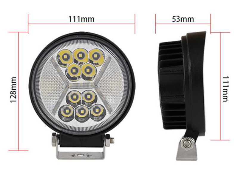 Aluminium SUV 4 Inch Led Tractor Lights Super Brightness 4 Inch Work Lights