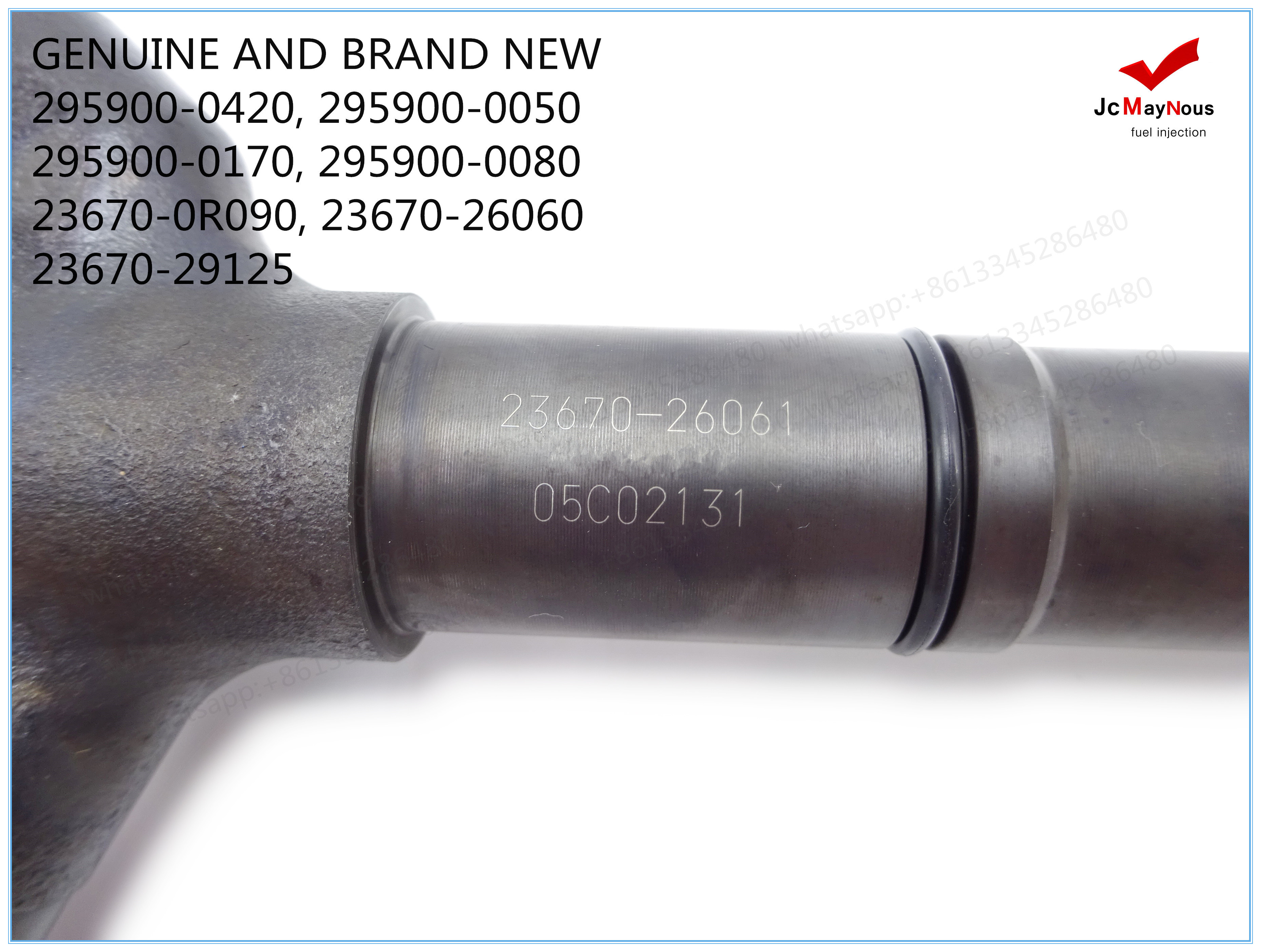 DENSO GENUINE AND BRAND NEW DIESEL PIEZO FUEL INJECTOR ASSY 295900-0420, 295900-0050, 295900-0170, 295900-0080, 23670-0R