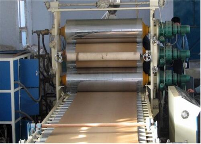 Siemens Motor PVC Crust Foam Sheet Extruder For Advertisement Board