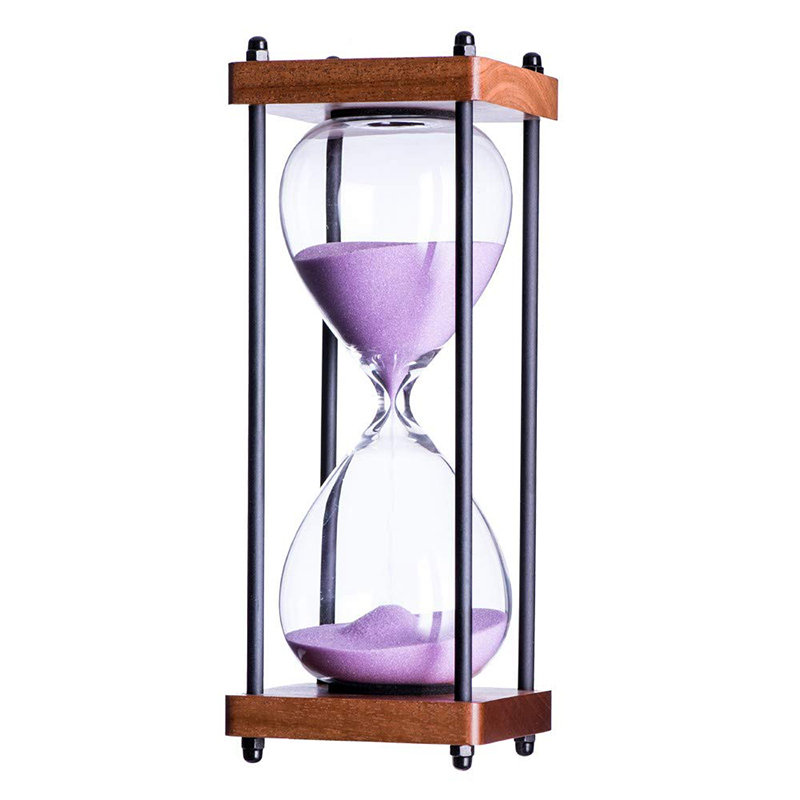 120 240 Minute Wooden Hourglass 1 Hour Sand Timer Hourglass for Decorative