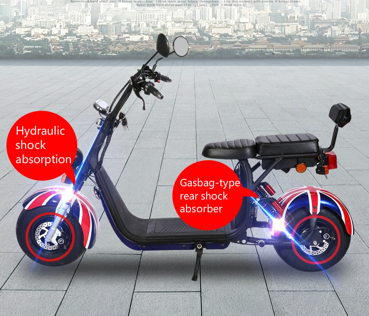 Fat Tire Citycoco Electric Scooter 60v 3200w 1500W Eec Coc Scooter Lithium Battery