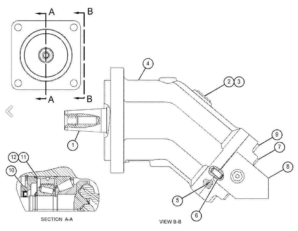 323-3618 For Cat D9t D11r D11t Excavator Parts Hydraulic Fan Motor Aftermarket Original