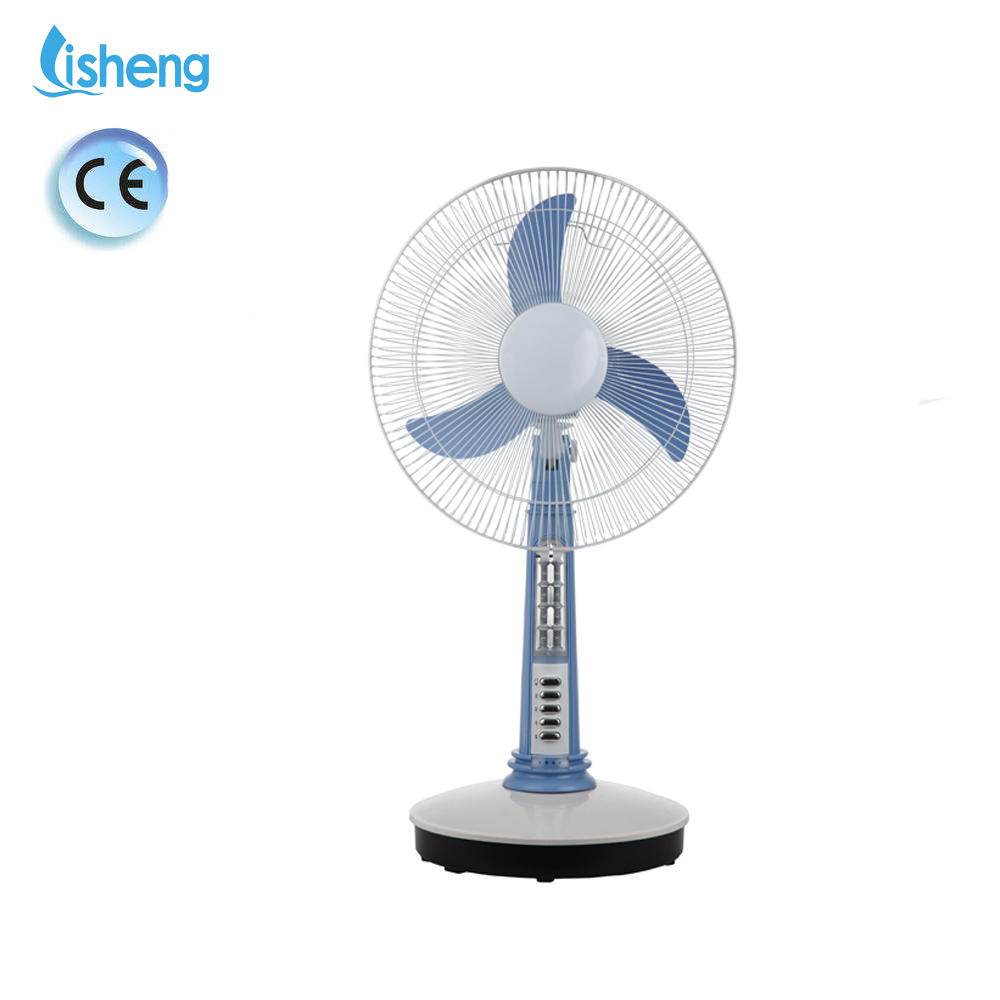 18" Battery Operated 12v 18 Inch Rechargeable Dc Fan Emergency Light Fan 12 Digital 15 Pedestal Air Cooling Fan 3 or 5 Ce ROHS