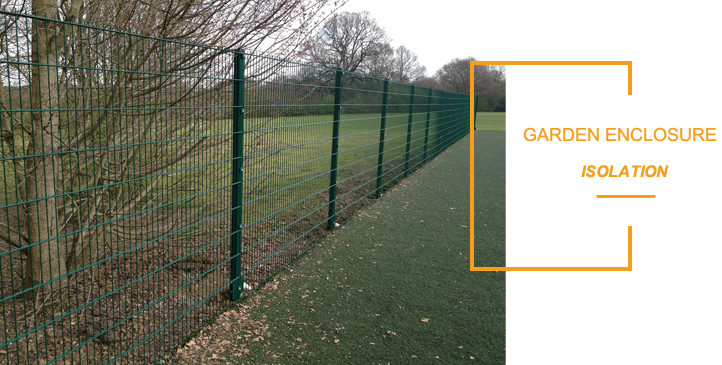 Garden 5/4/5mm Double Loop Wire Fencing Hot Dipped Galvanization