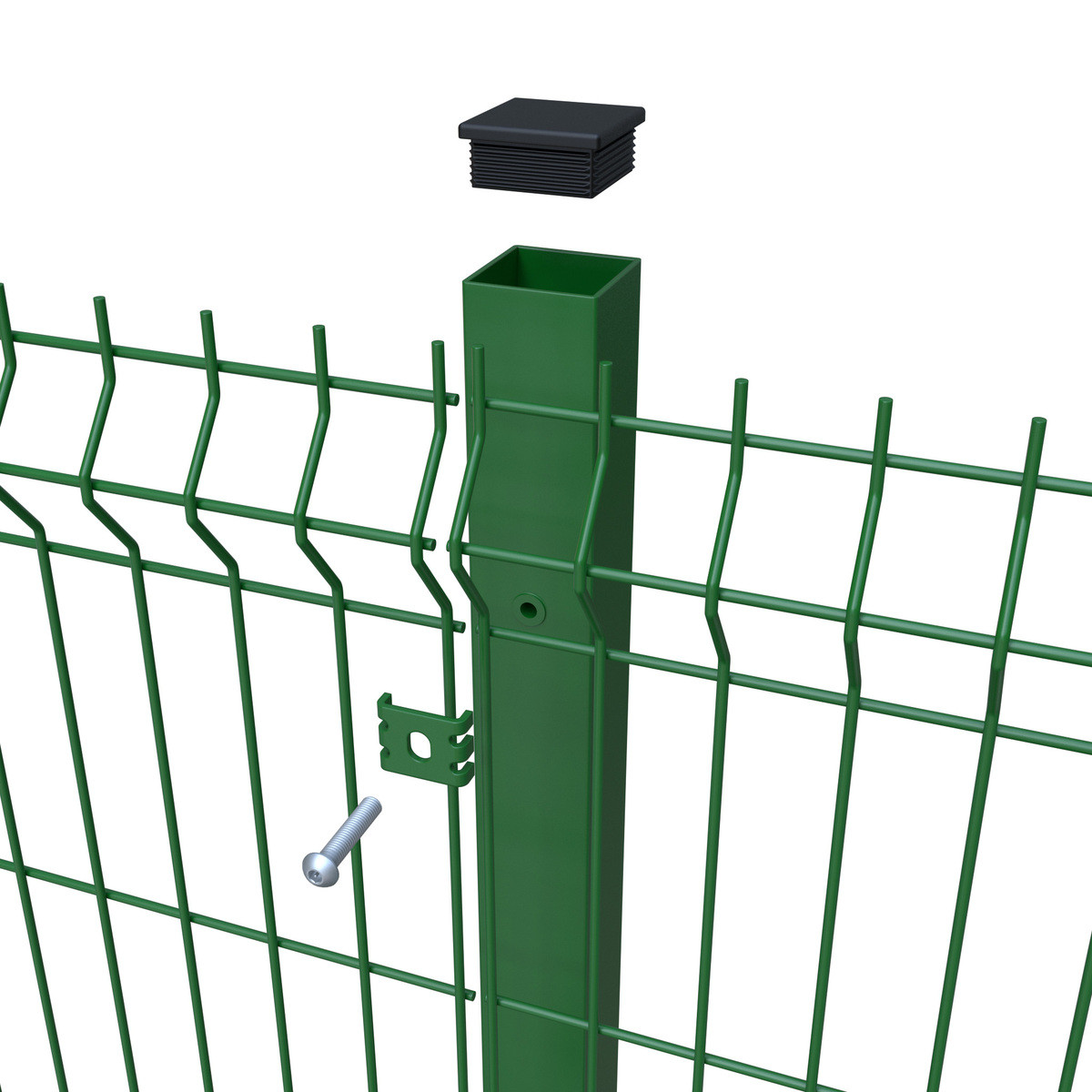 Galvanized V Mesh Security Fencing 50mm X 200mm 2.5m 4mm