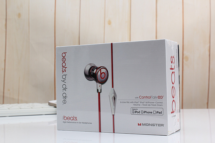 Retail Monster by Dr Dre iBeats In Ear Headphones Earphones-White made in china grgheadsets-com.ecer.com