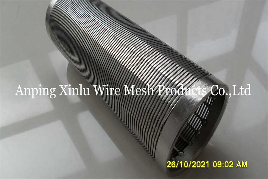 4-1/2" Slot 40 Wire Wrapped Sand Control Well Screen Pipe Corrosion Resistance