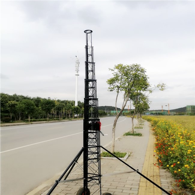 Winch Up 9M Portable Telescoping Ham Radio Mast Tower