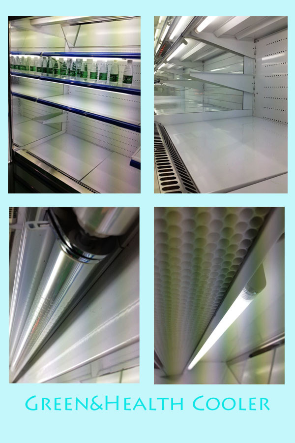 Refrigerated Vertical Multideck Display Fridge With Copelnd Or Panasonic Compressor