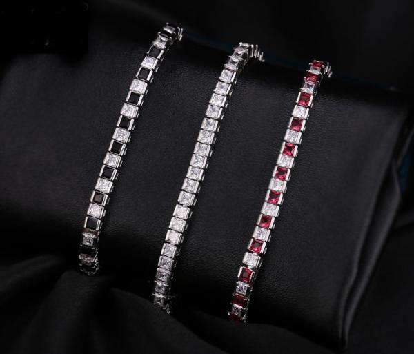 Fashion Bangle AAAA Cz Gold Silver color Wedding Bracelet bangle for women