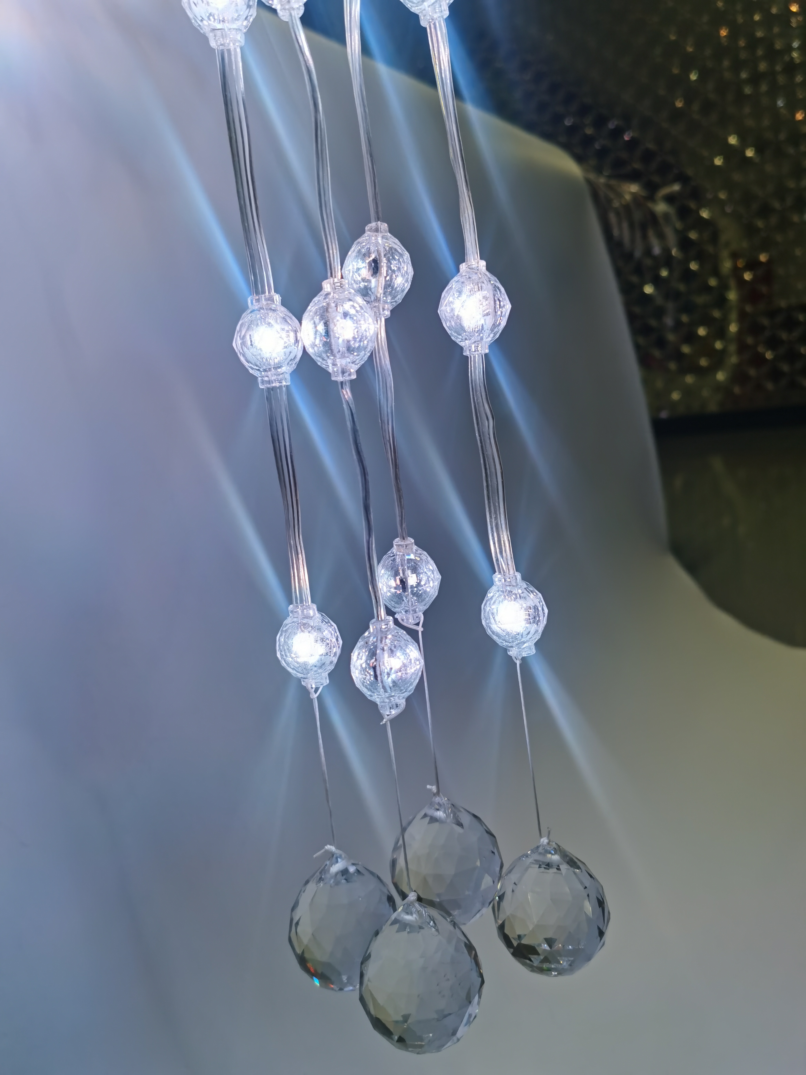 Full Color RGB 3D Pixel LED Crystal Lamp Interactive For Decoration