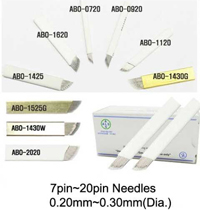 Hot Selling Eyebrow Embroidery Pen Makeup PCD Micro Blading Needles