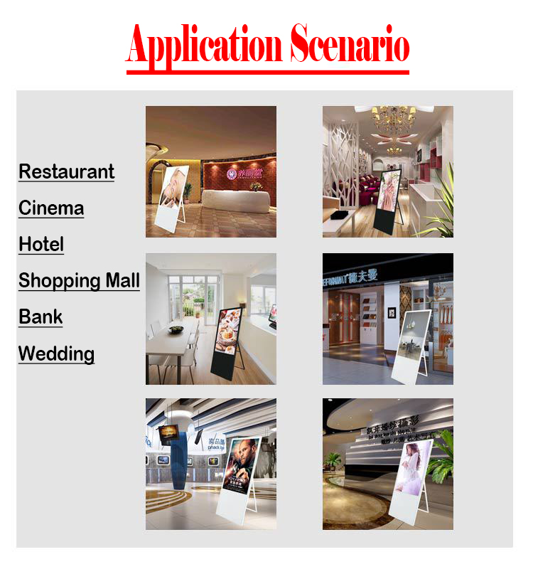 Ultrathin Portable Digital Poster LCD Display Ads Media (8)