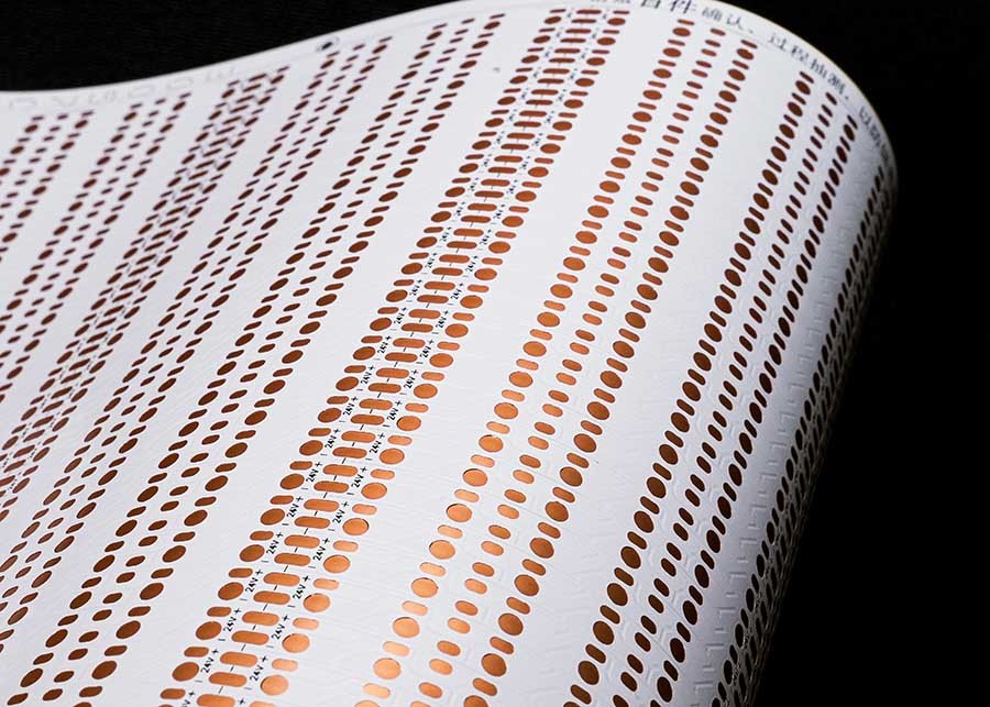 Double Sided FPCB 2835 Flexible LED PCB Circuit Board With 60 LED Light Beats