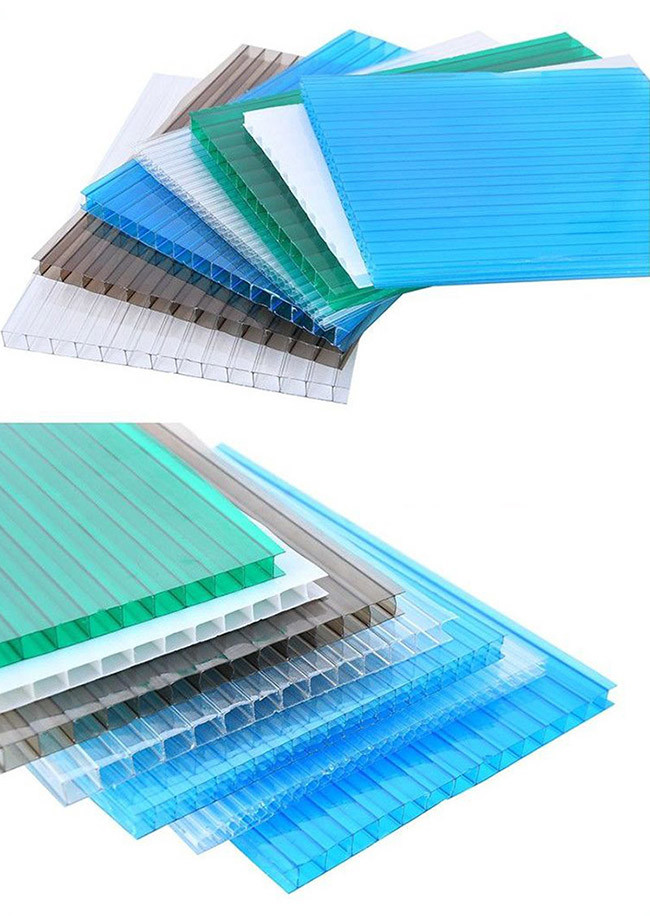 Dark Blue Double Walled 8mm Polycarbonate Hollow Sheet